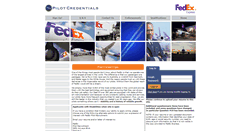 Desktop Screenshot of fedex.pilotcredentials.com